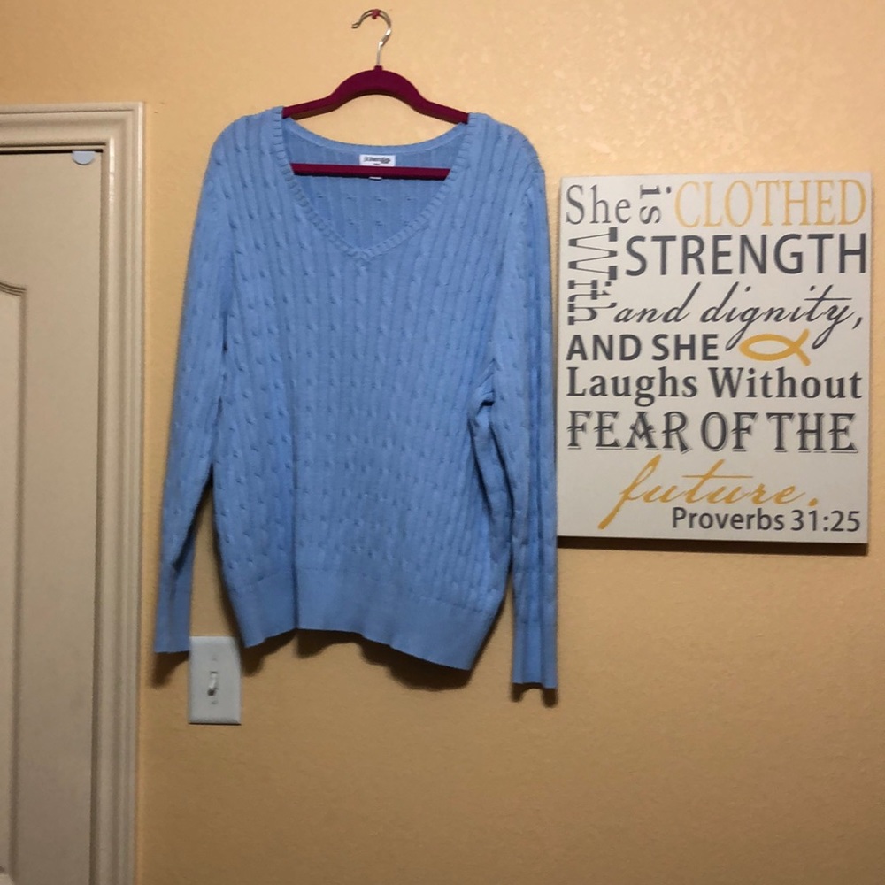 Baby blue sweater